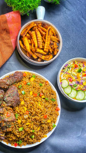 NIGERIAN SASITA JOLLOF - BUY 1, GET 1 FREE / GURA KIMWE, UBONE IKINDI KUBUNTU - The Best Nigerian Food in Kigali