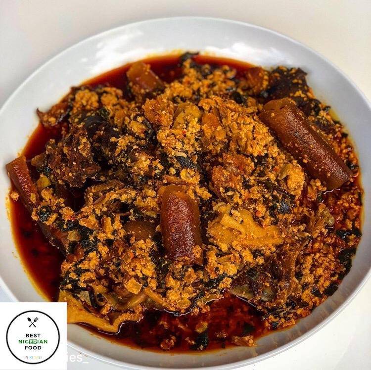 Vegan Food in Litres (2L) Egusi Soup - The Best Nigerian Food in Kigali