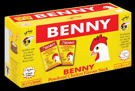 Benny Powdered Chicken Stock Pack - 42 x 17g sachets - The Best Nigerian Food in Kigali